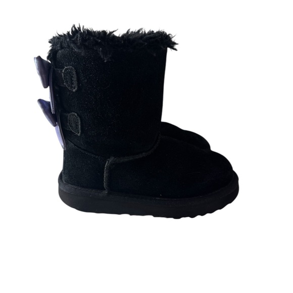 Cozy Black UGG Kids Boots - Picture 5 of 10